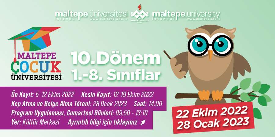 Maltepe Çocuk Üniversitesi 10.Dönem 1.-8. Sınıflar